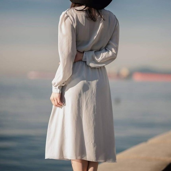 Vintage polyester dress - Picture 2 of 5